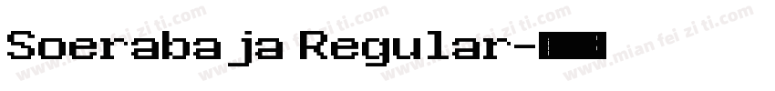 Soerabaja Regular字体转换